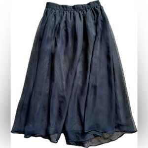 Vintage Ellen Ashley Classic Elegant Black Women's Skirt Large Rare